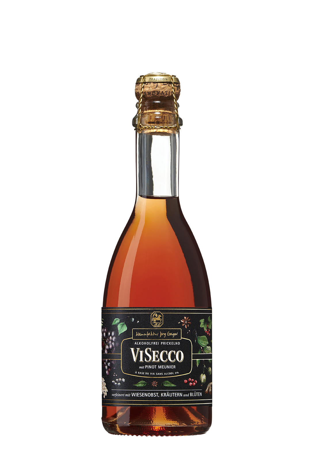 ViSecco Pinot Meunier - alcohol free 0,375l